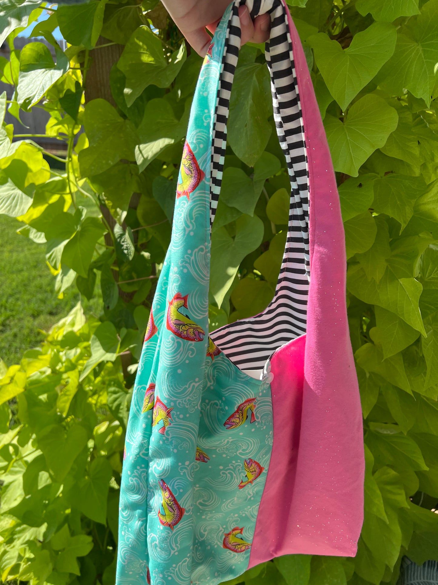 Two-Tone Slouch Bag
