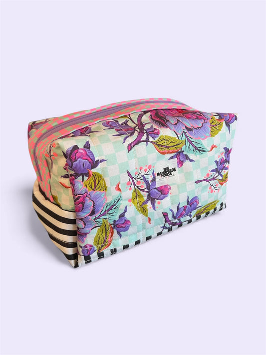 Purple Floral Pouch