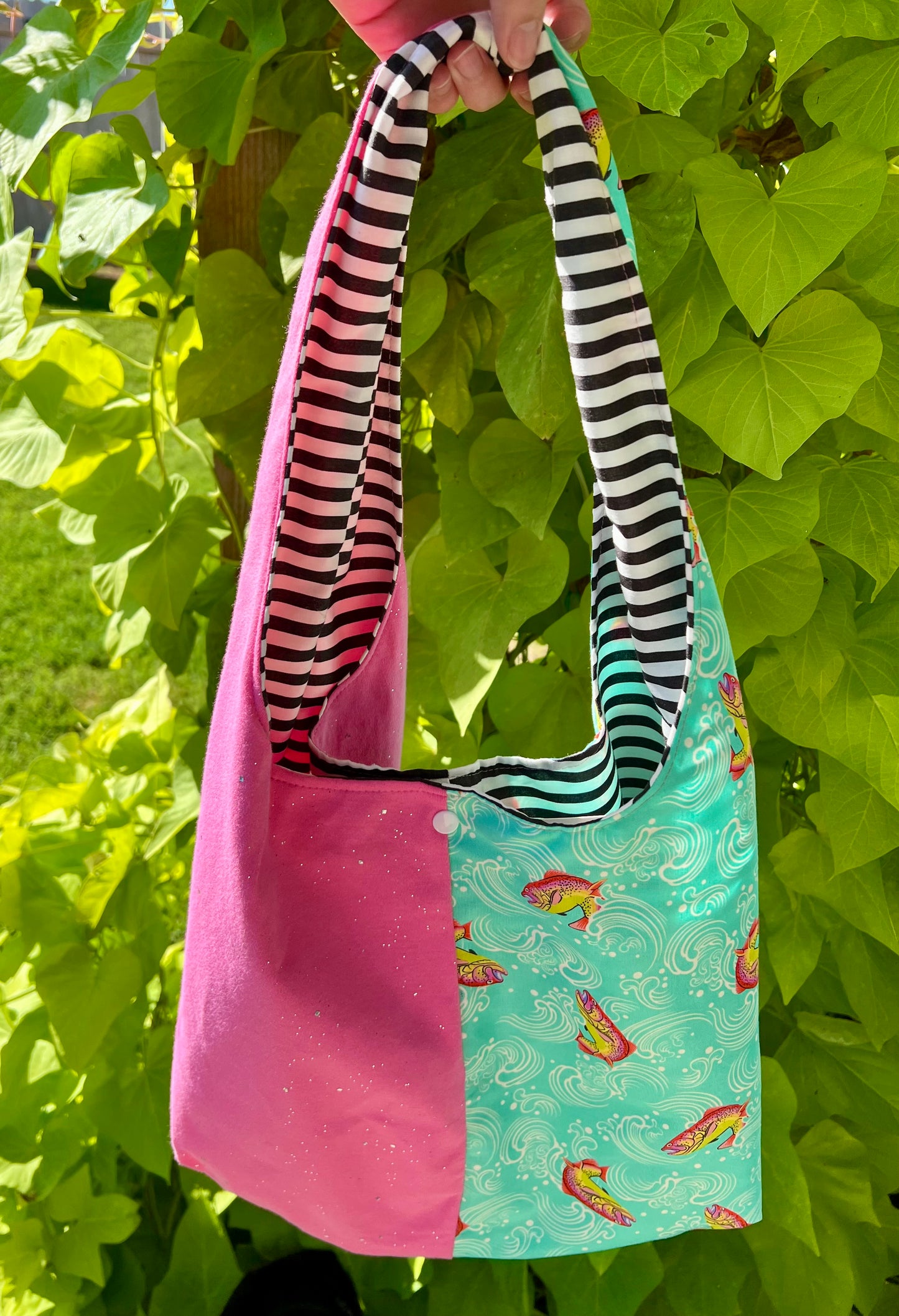 Two-Tone Slouch Bag