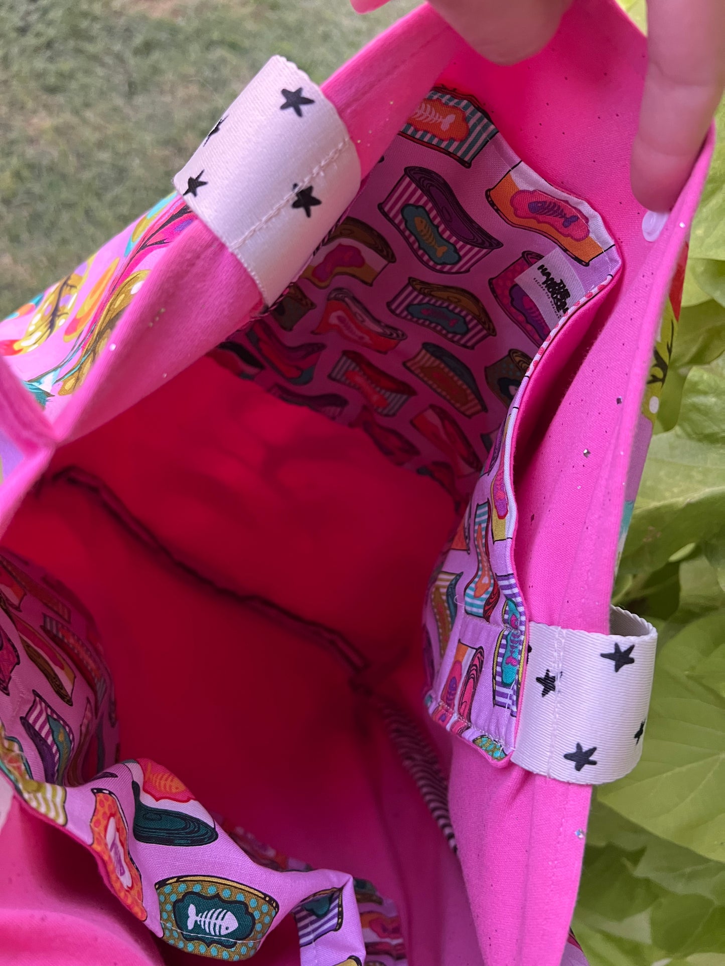 Cat Quilted XL Tote Bag
