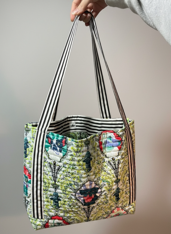 Quilted Posh Pooch Tote | Dog Lover Handmade Bag The Handmade House