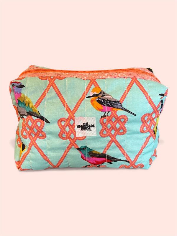 Bird Print Pouch The Handmade House