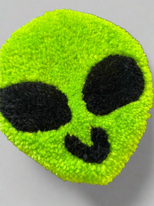Happy Alien Mug Rug