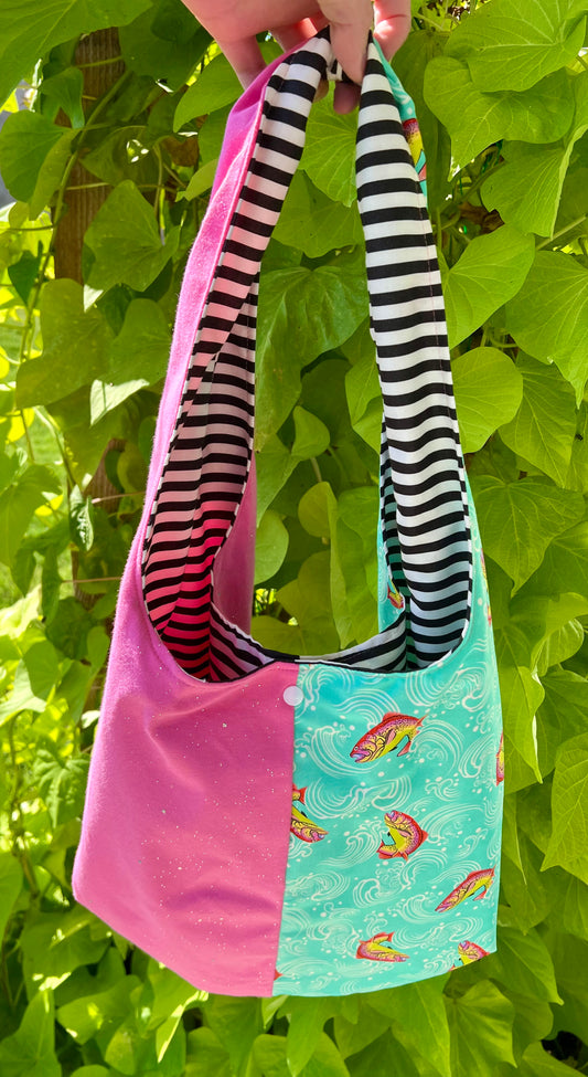 Two-Tone Slouch Bag