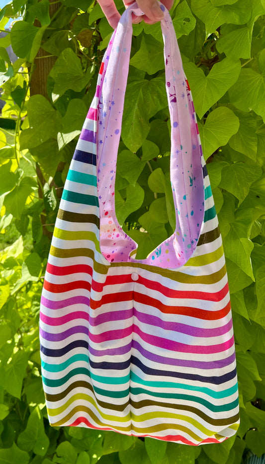 Rainbow Slouch Bag