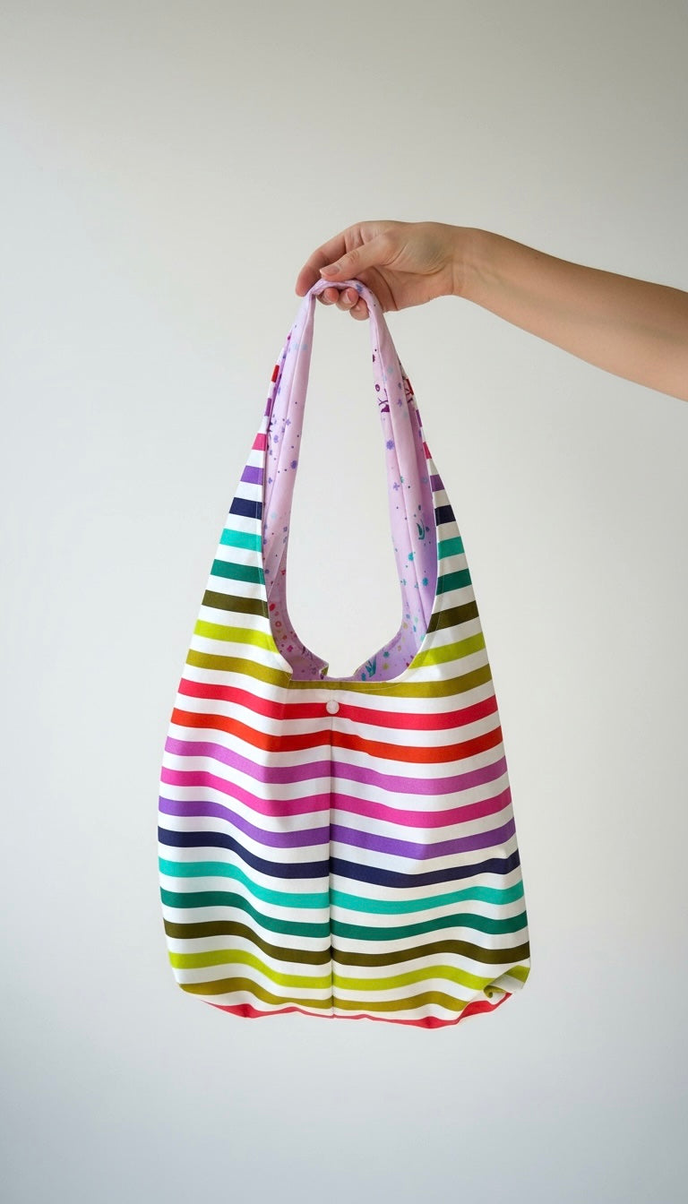 Rainbow Slouch Bag