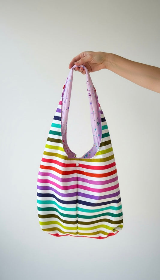Rainbow Slouch Bag