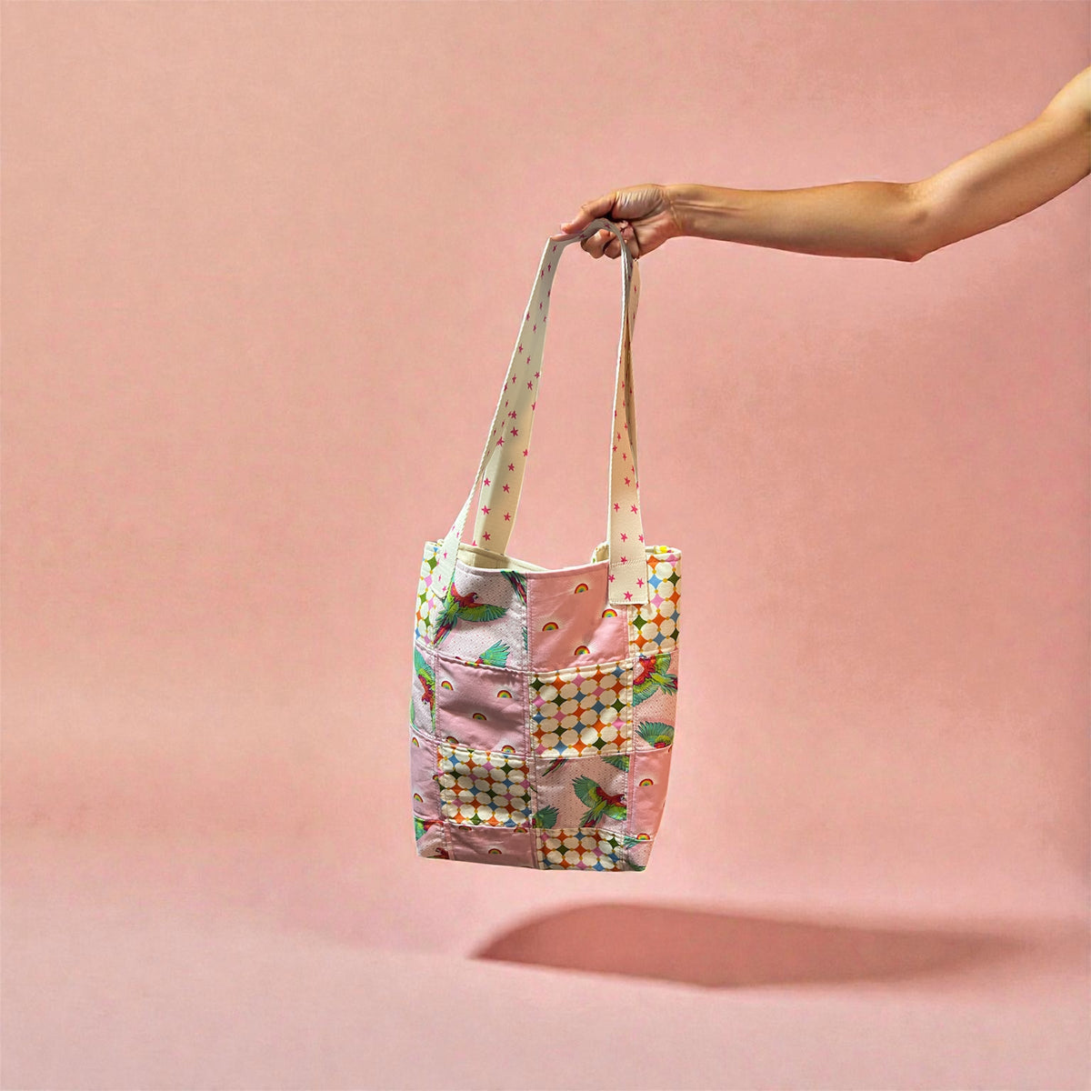 Quilted Patchwork Tote Bag The Handmade House