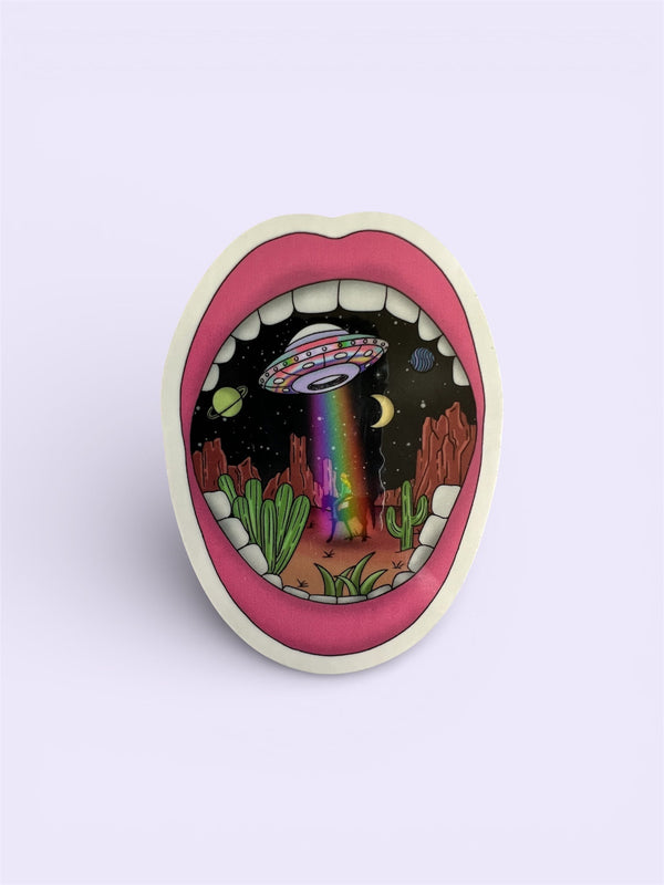 UFO Waterproof Vinyl Sticker | The Handmade House The Handmade House