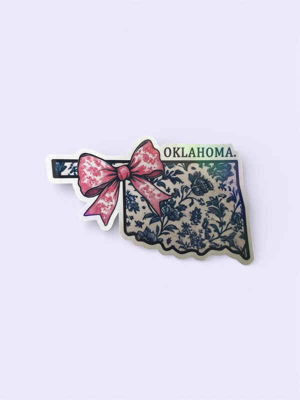 Oklahoma Waterproof Vinyl Sticker | Handmade The Handmade House