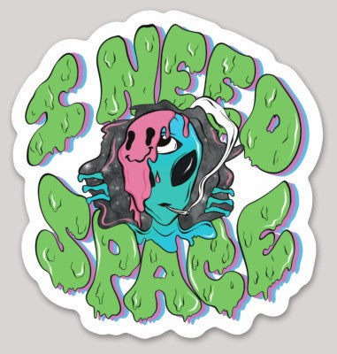 I Need Space Sticker